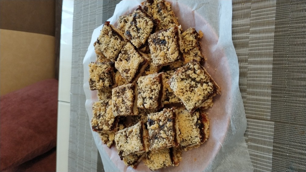 Печень песочное с джемом