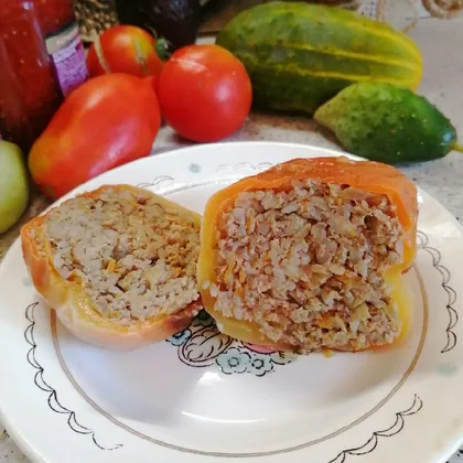 Перец, фаршированный грецкими орехами