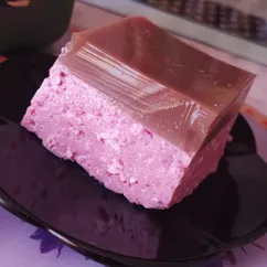 Творожно-ягодное желе с кофе🍧