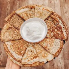 Ажурные блинчики на кефире 🥞