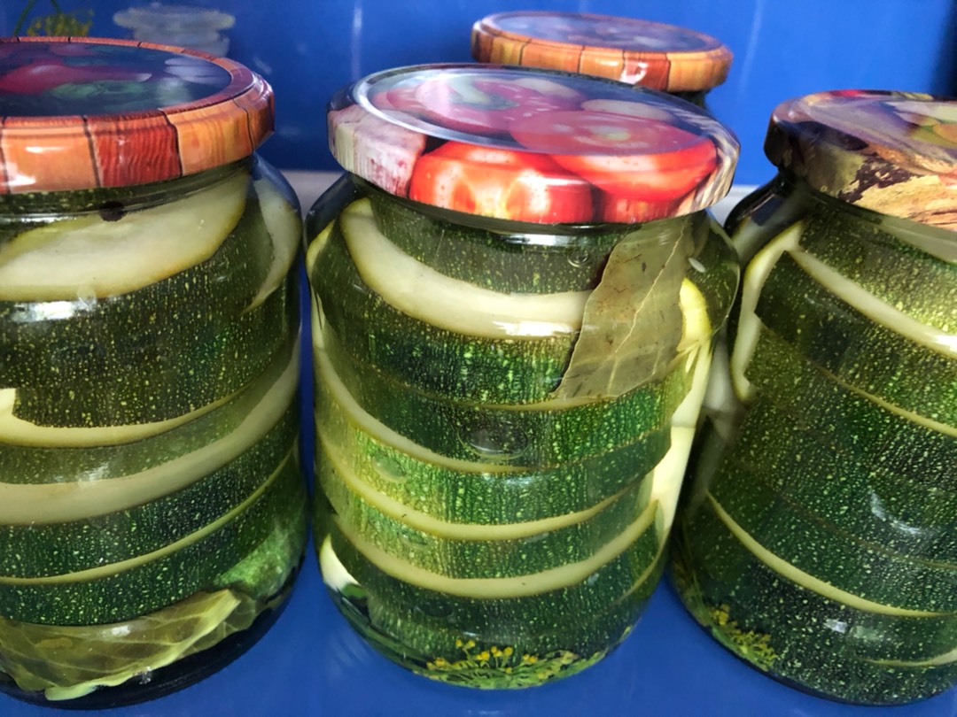 Кабачки маринованные