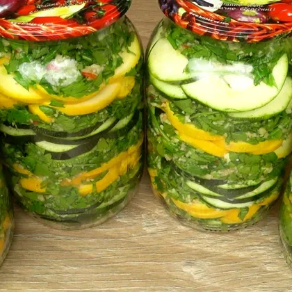 Острая закуска из кабачков. Заготовка на зиму | Spicy zucchini appetizer. Preparation for the winter
