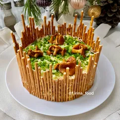 Салат лукошко 