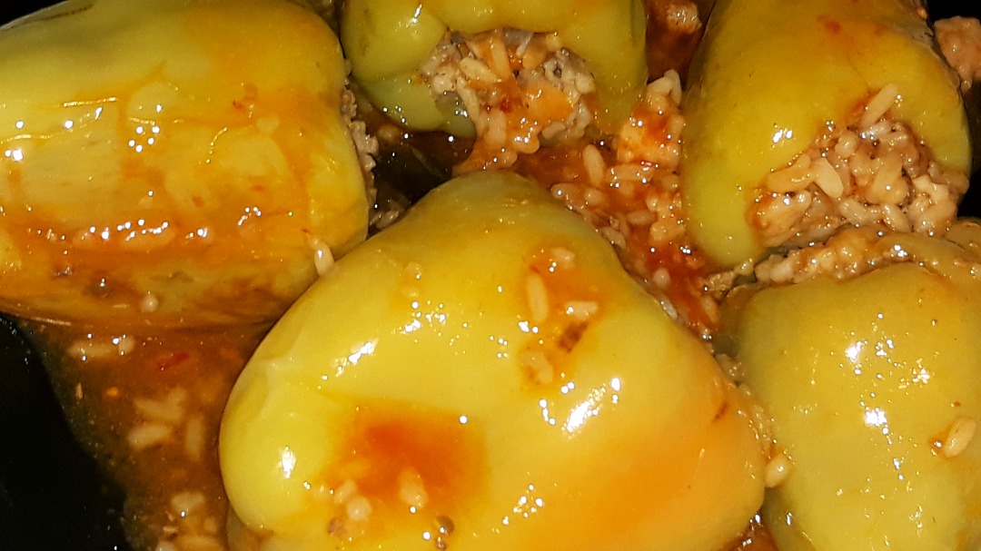 Просто перцы с печенью