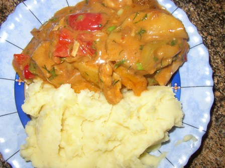 Паприкаш с курицей