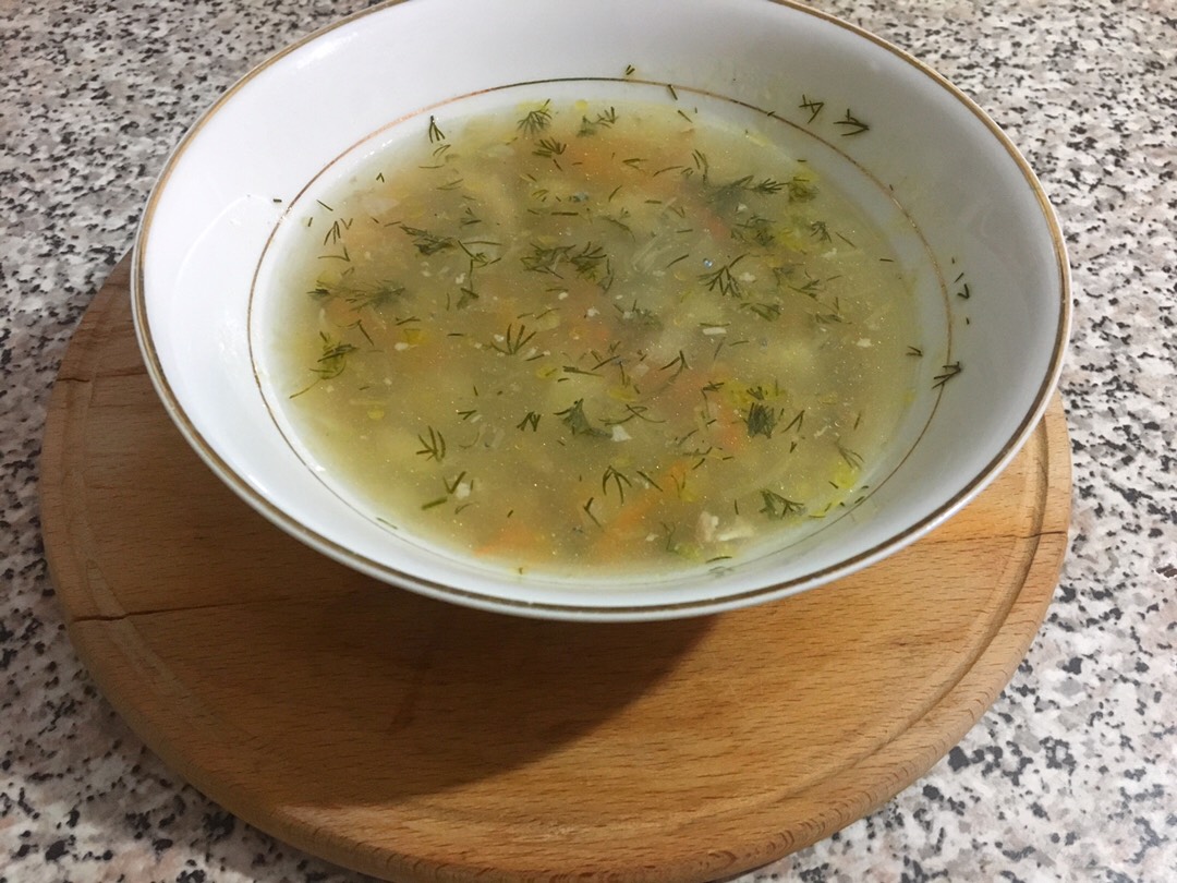 Суп из рыбной консервы 🥣🐟