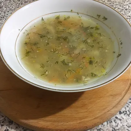 Суп из рыбной консервы 🥣🐟