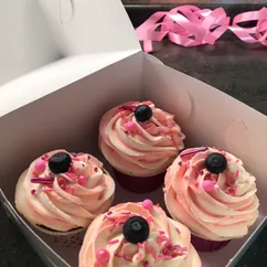 Капкейки 🧁 с черникой