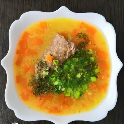 Гороховый суп "ешь и худей"