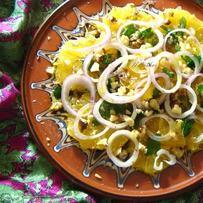 Марокканский салат с апельсином и луком