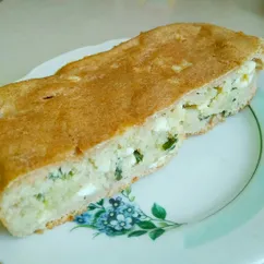 Капустный пирог из ц/з муки с яйцом