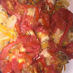 Курица с овощами