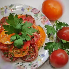 Самый простой салат из помидоров 🍅