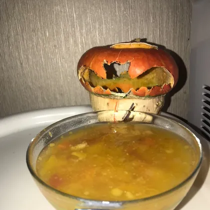 Тыквенный суп (не пюре)