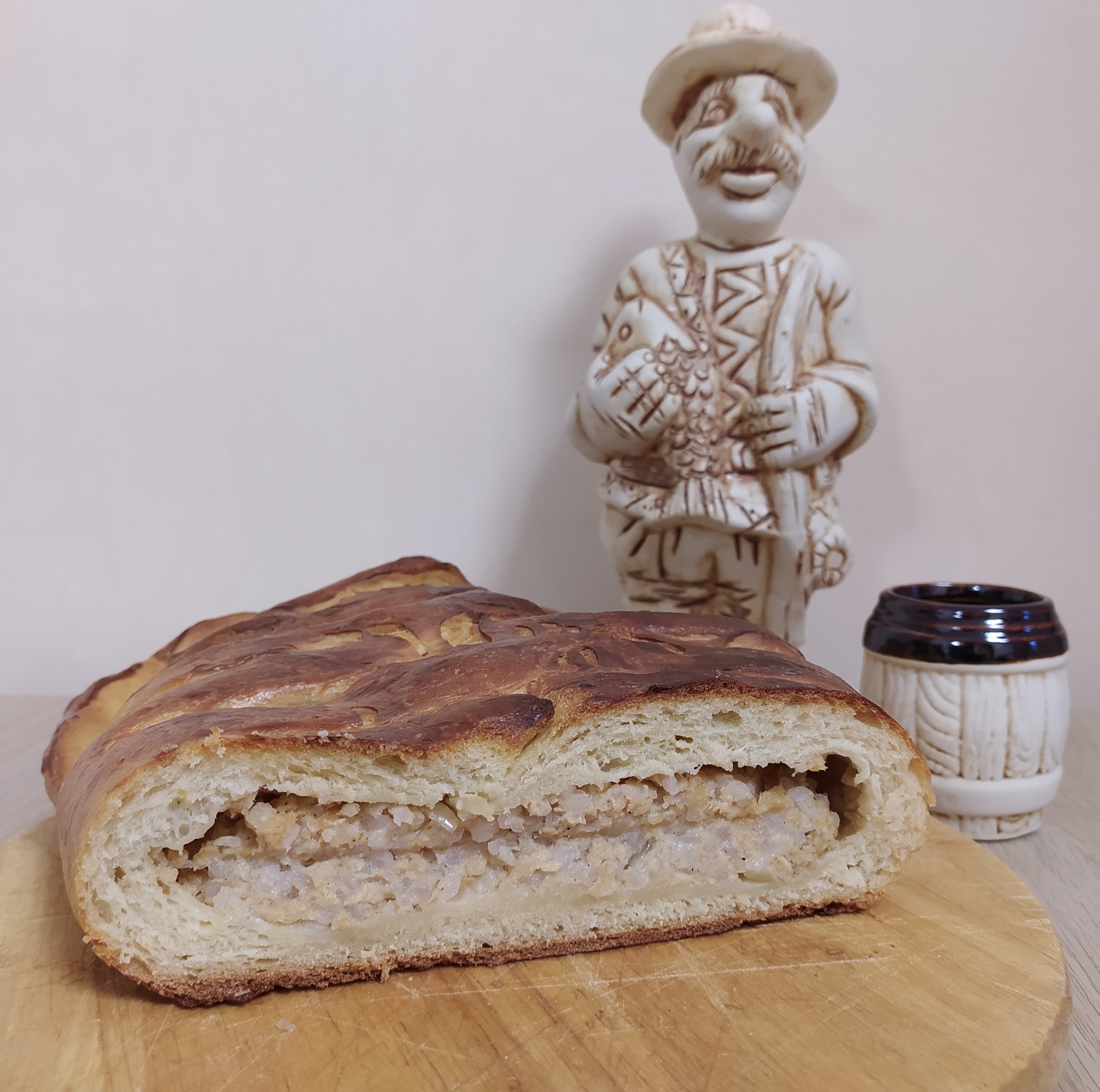 Веганский "Нерыбный" пирог