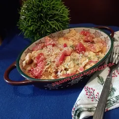 Запеканка из лаваша и овощей 