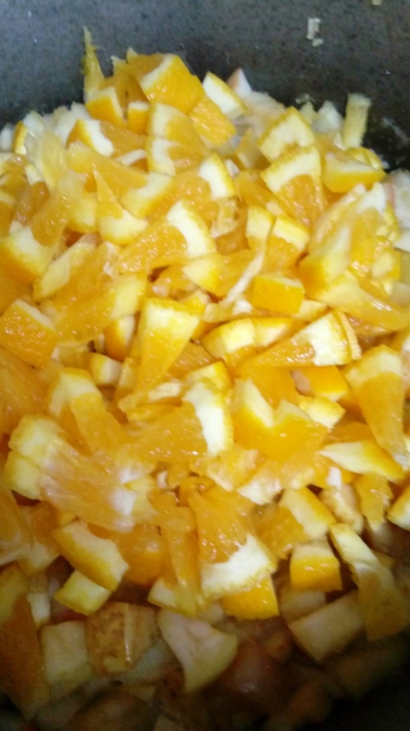 Конфитюр из яблок и апельсинов