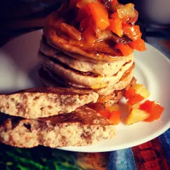 Панкейки с овсянкой из цельнозерновой муки🥞