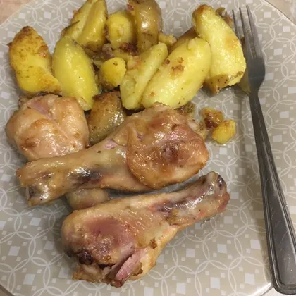 Курица с картошкой