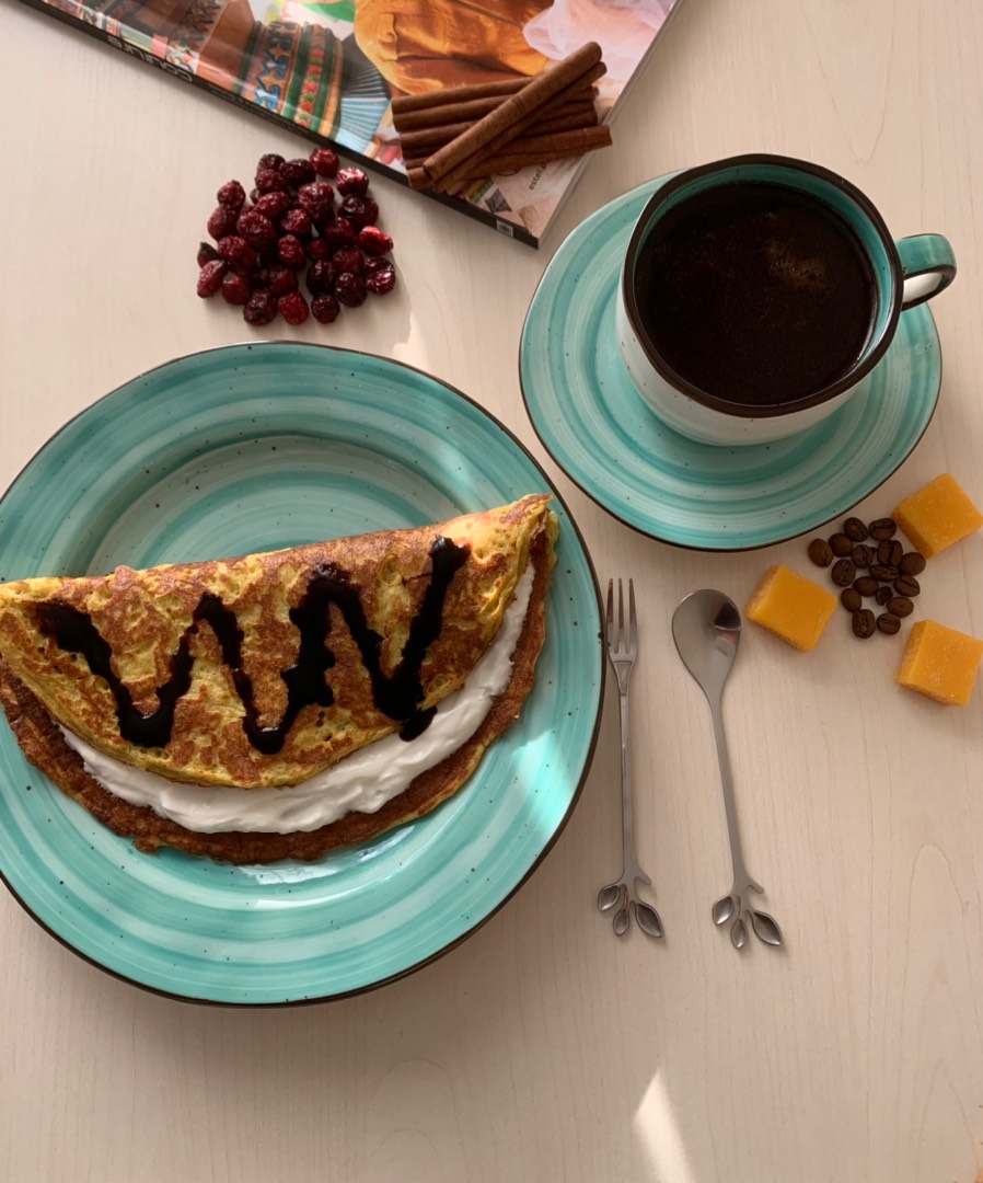 Яблочный блинчик пп