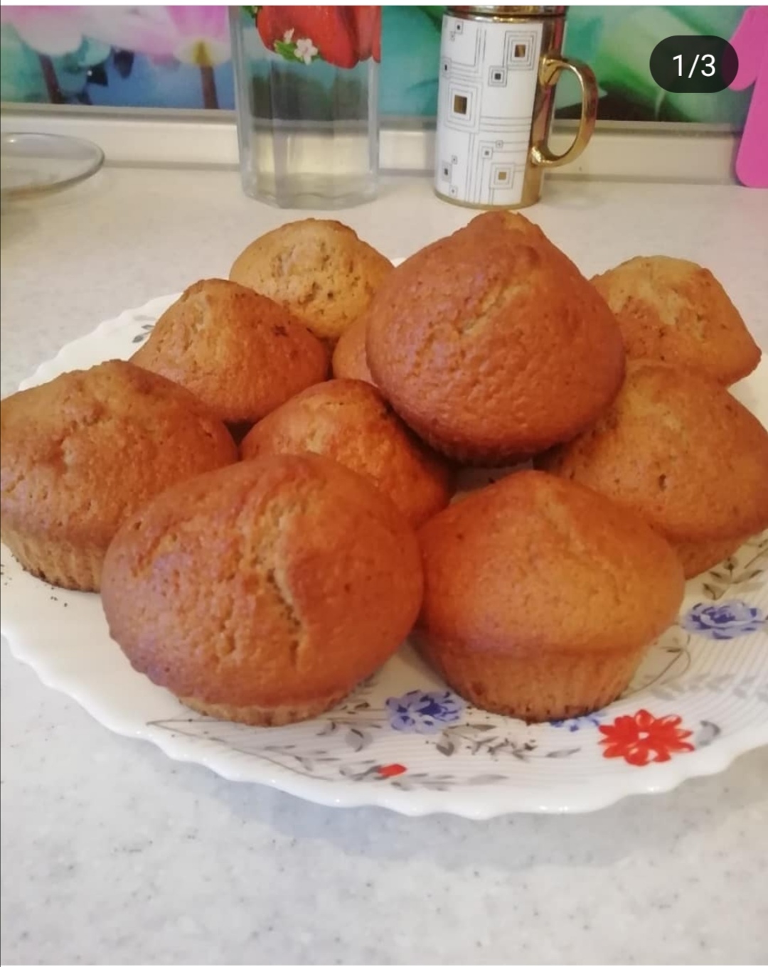 Кексики с ягодами