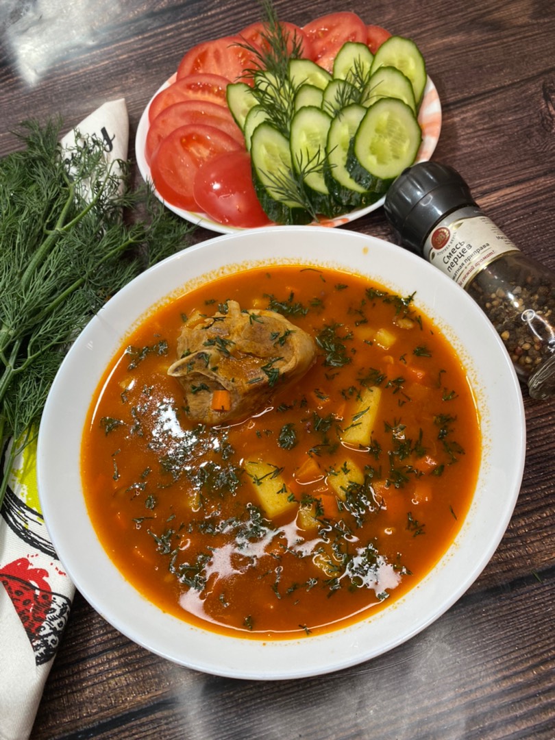 Суп из красной фасоли с мясом — рецепт с фото пошагово