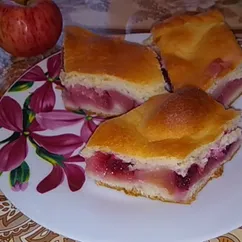 Яблочный пирог (бабушкин рецепт)🍒🍏🍎