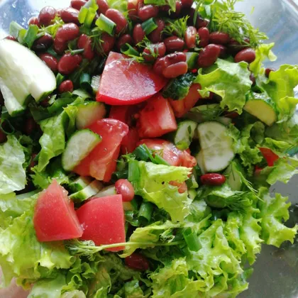 Овощной лёгкий салат