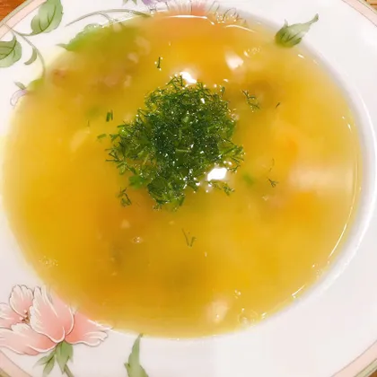 Гороховый суп с копчёностями