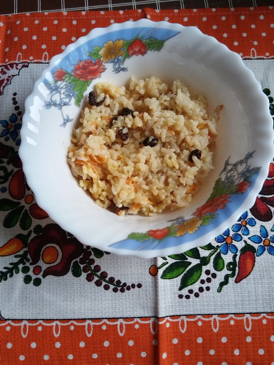 Молочная каша с овощами