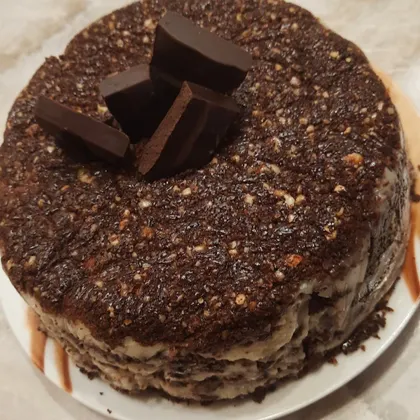 Торт шоколадно-ореховый