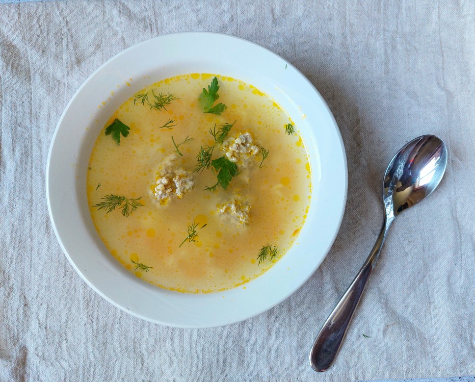 Суп с фрикадельками и рисом, пошаговый рецепт с фото на ккал