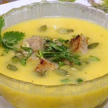 Тыквенный суп-пюре по-тайски