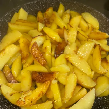 Жареная картошка со сливочным маслом