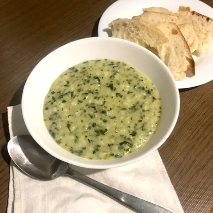Рисово-шпинатный крем-суп