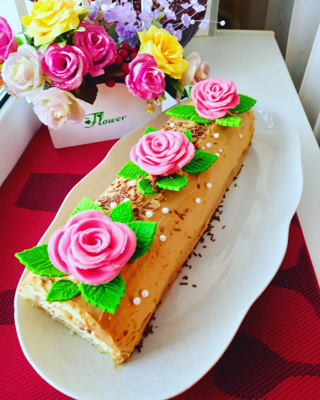 Рулет бисквитный