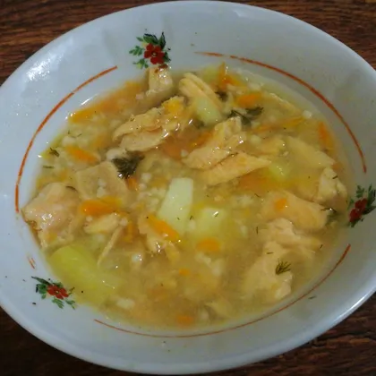 Суп с кускусом рыбный