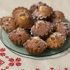 Кексы с изюмом