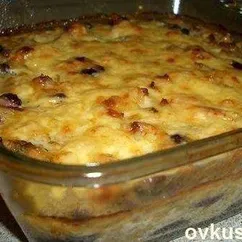 Жульен с курицей и грибами