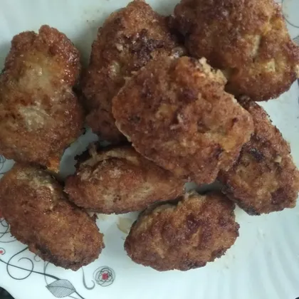 Мясные зразы с сыром!