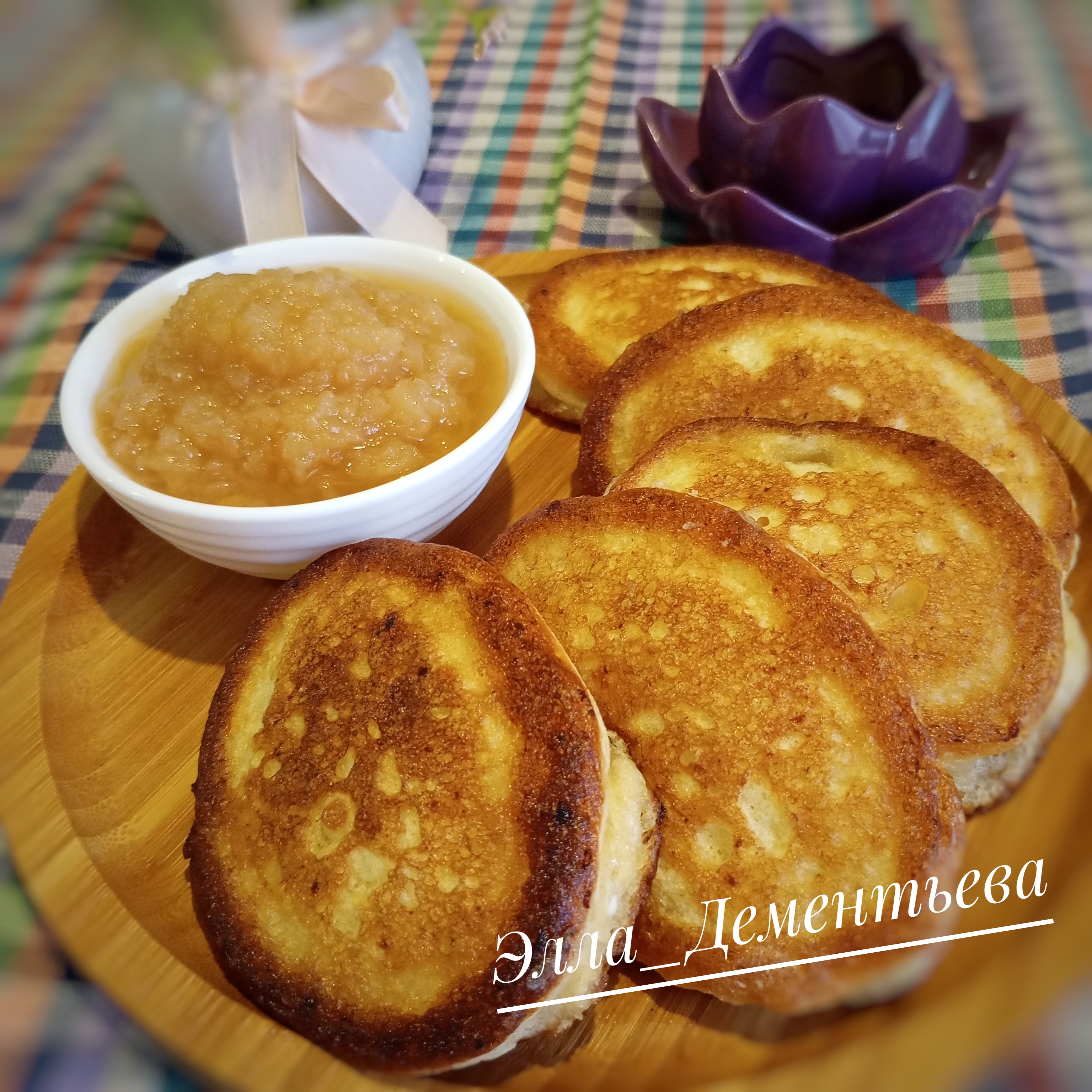 Оладьи творожные на кефире