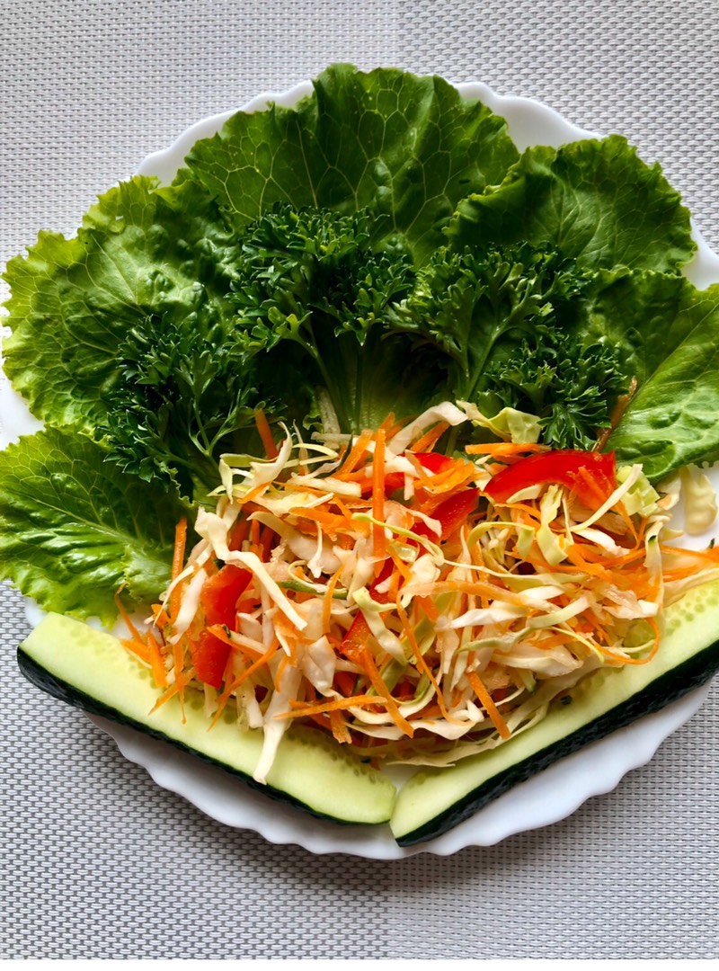 Овощной 🥬 салат 🥗 , Доброе утро всем участникам! , Самое главное для  организма - овощи и фрукты 🍈