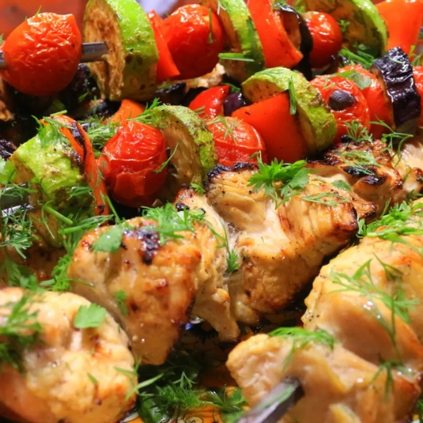 Шашлык из индейки