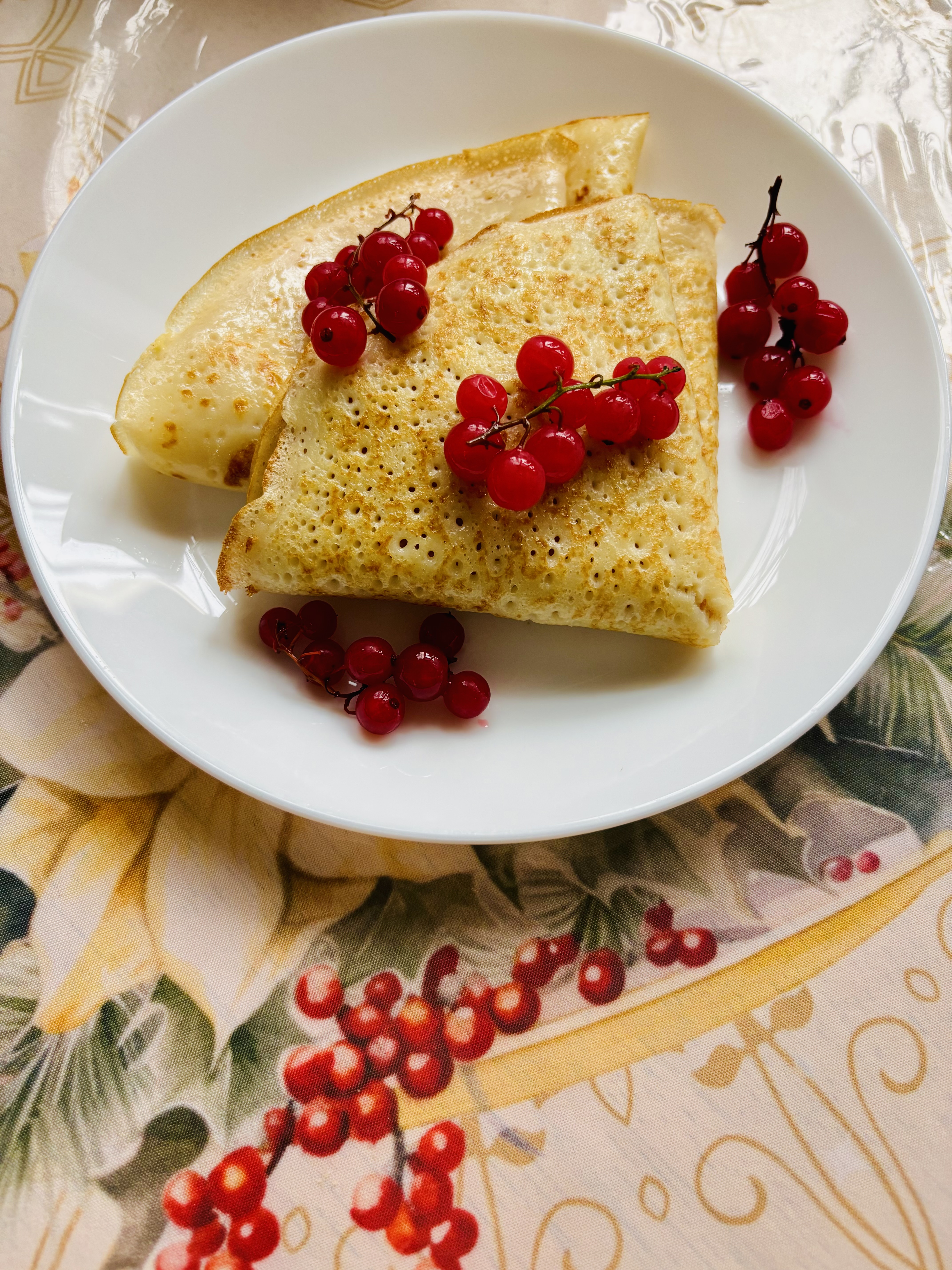 Заварные блины на кефире 