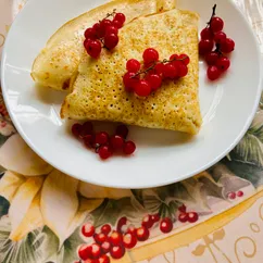 Заварные блины на кефире 