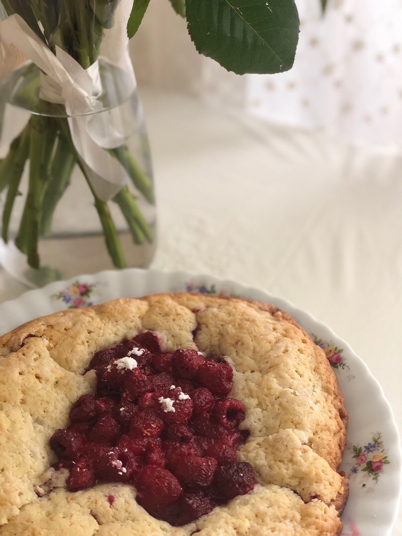 Галета с малиной в сметане 👩🏻‍🍳
