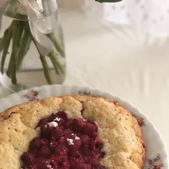 Галета с малиной в сметане 👩🏻‍🍳