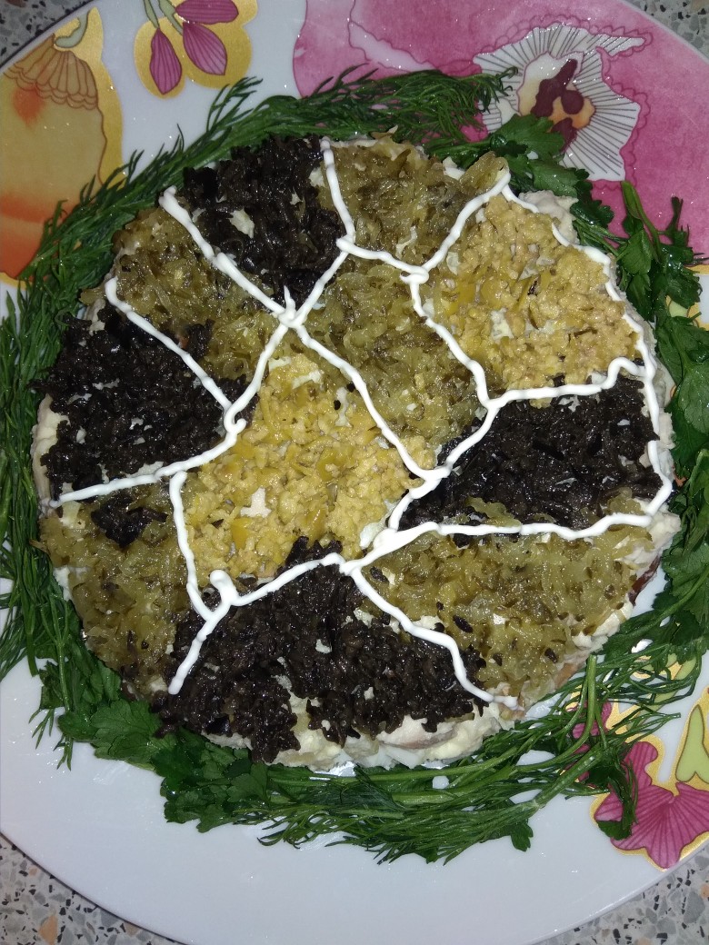 Салат "Камуфляж"