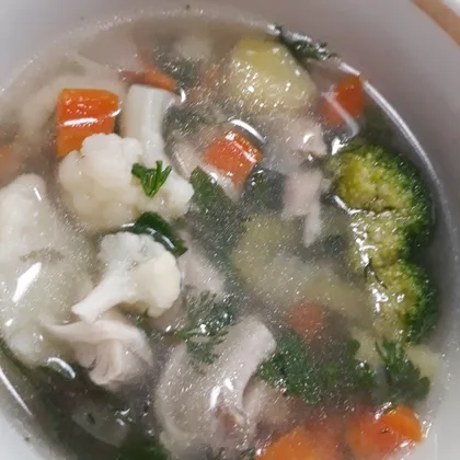 Лёгкий овощной суп