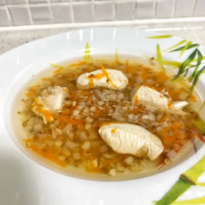 Простой гречневый суп без картошки